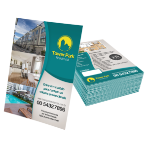 FOLDER FLYER E FOLHETO COUCHE 80G     